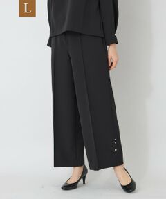 TO BE CHIC (大きいサイズ) / トゥー ビー シック (オオキイサイズ) その他パンツ | 【L】デュアルストレッチ ワイドパンツ