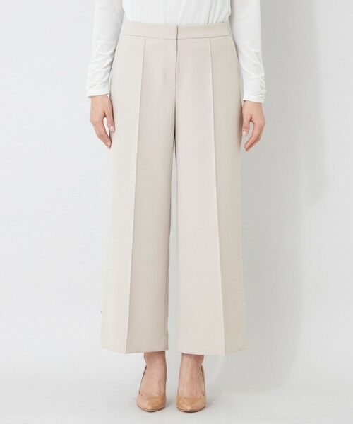 TO BE CHIC (大きいサイズ) / トゥー ビー シック (オオキイサイズ) その他パンツ | 【L】デュアルストレッチ ワイドパンツ | 詳細6