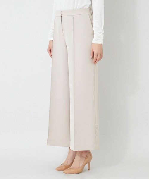 TO BE CHIC (大きいサイズ) / トゥー ビー シック (オオキイサイズ) その他パンツ | 【L】デュアルストレッチ ワイドパンツ | 詳細7