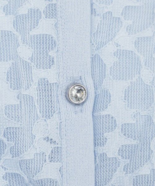 TO BE CHIC (大きいサイズ) / トゥー ビー シック (オオキイサイズ) ブルゾン | 【L】ジャカードレースコンビ カーディガン | 詳細11