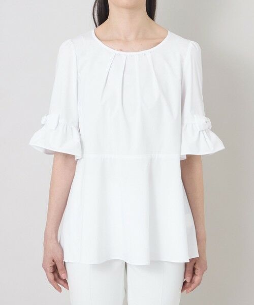 TO BE CHIC (大きいサイズ) / トゥー ビー シック (オオキイサイズ) その他トップス | 【L】バンブーレーヨンビジュー フレアチュニック | 詳細3