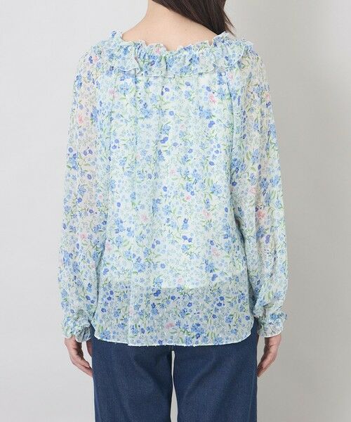 TO BE CHIC (大きいサイズ) / トゥー ビー シック (オオキイサイズ) その他トップス | 【L】プチフルール フリルブラウス | 詳細5