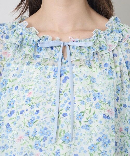 TO BE CHIC (大きいサイズ) / トゥー ビー シック (オオキイサイズ) その他トップス | 【L】プチフルール フリルブラウス | 詳細6