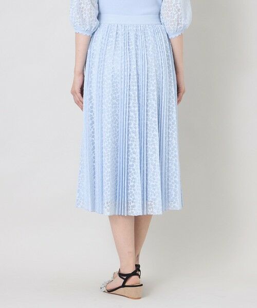 TO BE CHIC (大きいサイズ) / トゥー ビー シック (オオキイサイズ) ロング・マキシ丈スカート | 【L】ジャカードレース プリーツスカート | 詳細7