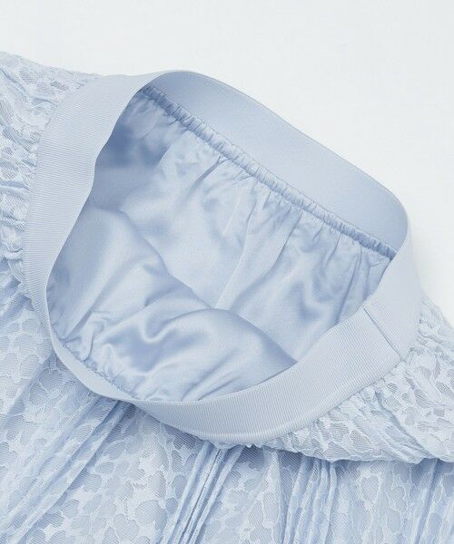 TO BE CHIC (大きいサイズ) / トゥー ビー シック (オオキイサイズ) ロング・マキシ丈スカート | 【L】ジャカードレース プリーツスカート | 詳細8