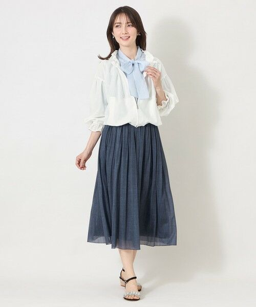 TO BE CHIC (大きいサイズ) / トゥー ビー シック (オオキイサイズ) テーラードジャケット | 【L】ラッセルエアリー フリルショートブルゾン | 詳細2