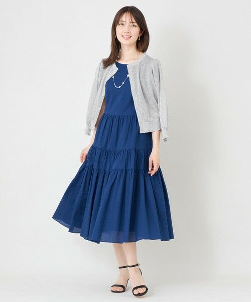 TO BE CHIC (大きいサイズ) / トゥー ビー シック (オオキイサイズ) ブルゾン | 【L】シアーギャザースリーブ カーディガン | 詳細2