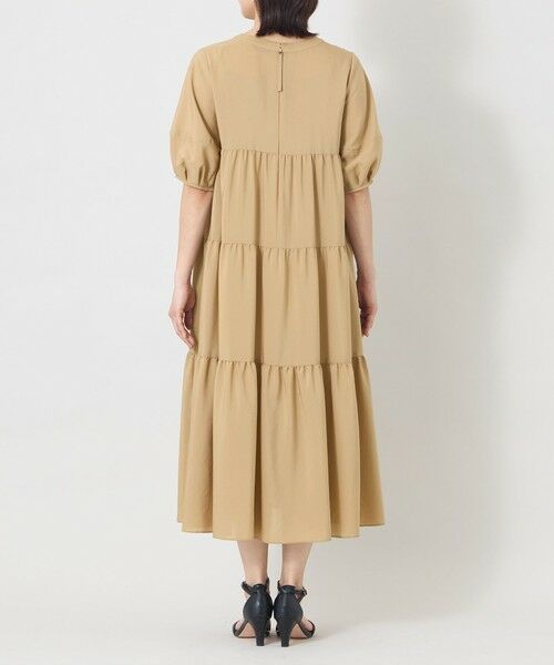 TO BE CHIC (大きいサイズ) / トゥー ビー シック (オオキイサイズ) ロング・マキシ丈ワンピース | 【L】ヴェール ティアードドレス | 詳細6