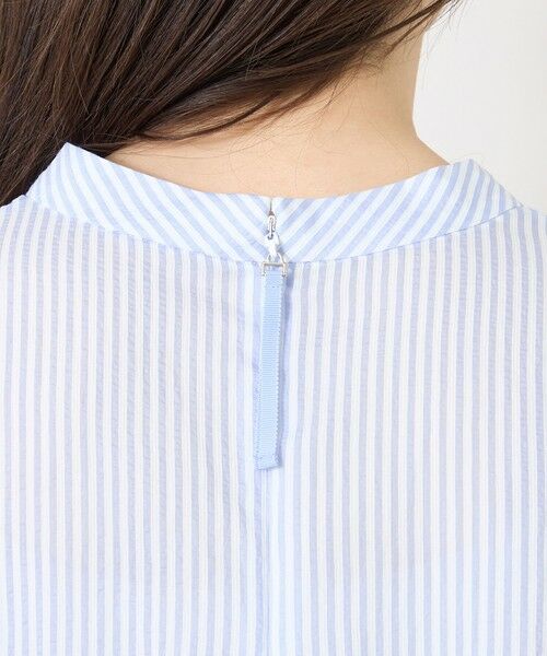 TO BE CHIC (大きいサイズ) / トゥー ビー シック (オオキイサイズ) その他トップス | 【L】シルキーサッカー ティアードチュニックブラウス | 詳細9