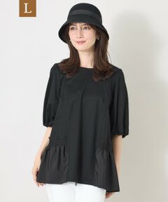 TO BE CHIC (大きいサイズ) / トゥー ビー シック (オオキイサイズ) その他トップス | 【L】スモッキング ティアードチュニック