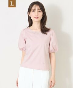 TO BE CHIC (大きいサイズ) / トゥー ビー シック (オオキイサイズ) その他トップス | 【L】ビジュー＆ホットフィックス カットソー
