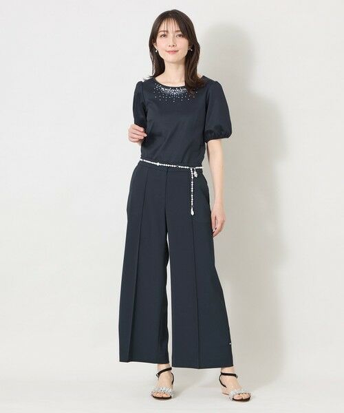 TO BE CHIC (大きいサイズ) / トゥー ビー シック (オオキイサイズ) その他トップス | 【L】ビジュー＆ホットフィックス カットソー | 詳細6