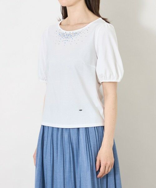 TO BE CHIC (大きいサイズ) / トゥー ビー シック (オオキイサイズ) その他トップス | 【L】ビジュー＆ホットフィックス カットソー | 詳細9