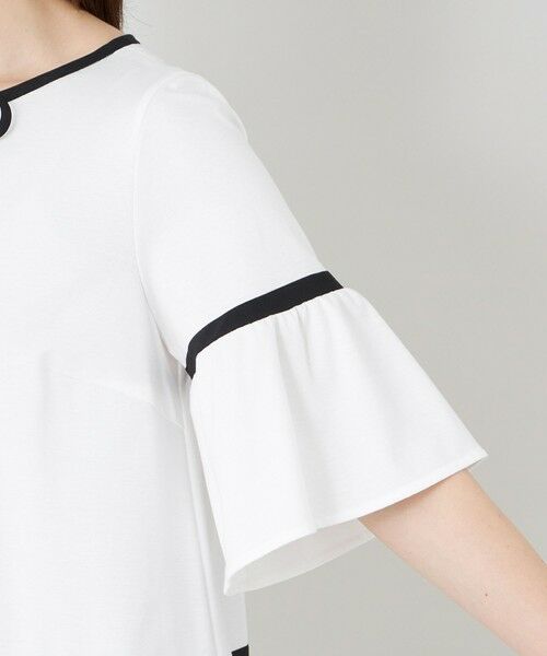 TO BE CHIC (大きいサイズ) / トゥー ビー シック (オオキイサイズ) その他トップス | 【L】バイカラーカットソー チュニック | 詳細7