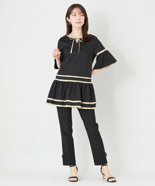 TO BE CHIC (大きいサイズ) / トゥー ビー シック (オオキイサイズ) その他トップス | 【L】バイカラーカットソー チュニック | 詳細2