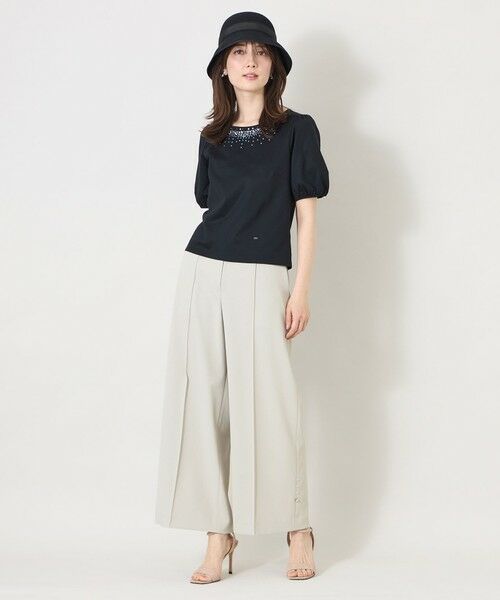 TO BE CHIC (大きいサイズ) / トゥー ビー シック (オオキイサイズ) その他パンツ | 【L】ワルツラインストーン ワイドパンツ | 詳細3