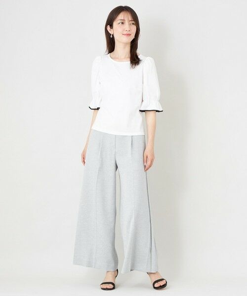 TO BE CHIC (大きいサイズ) / トゥー ビー シック (オオキイサイズ) その他パンツ | 【L】サマーコンフォート タックワイドパンツ | 詳細2