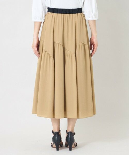 TO BE CHIC (大きいサイズ) / トゥー ビー シック (オオキイサイズ) ロング・マキシ丈スカート | 【L】ヴェールパネル スカート | 詳細6