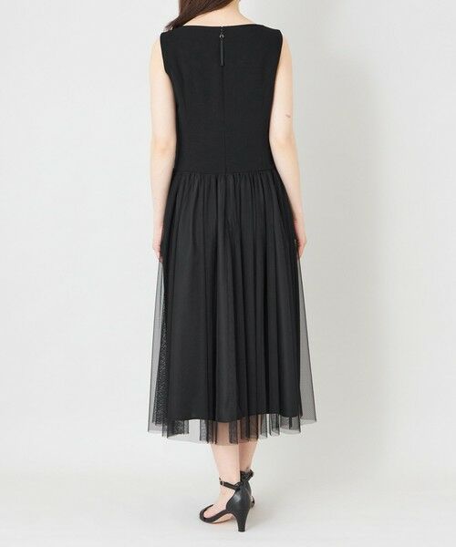 TO BE CHIC (大きいサイズ) / トゥー ビー シック (オオキイサイズ) ロング・マキシ丈ワンピース | 【L】BOB＆PINK シャドウエアチュールアクセントワンピース | 詳細7