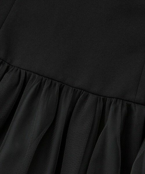 TO BE CHIC (大きいサイズ) / トゥー ビー シック (オオキイサイズ) ロング・マキシ丈ワンピース | 【L】BOB＆PINK シャドウエアチュールアクセントワンピース | 詳細11