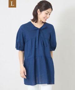 TO BE CHIC (大きいサイズ) / トゥー ビー シック (オオキイサイズ) その他トップス | 【L】ウェーブローン エアリーティアードチュニック