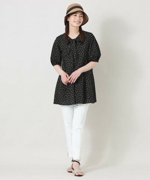 TO BE CHIC (大きいサイズ) / トゥー ビー シック (オオキイサイズ) その他トップス | 【L】ウェーブローン エアリーティアードチュニック | 詳細1