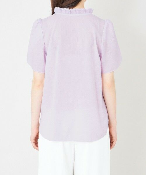 TO BE CHIC (大きいサイズ) / トゥー ビー シック (オオキイサイズ) その他トップス | 【L】ウェーブローン フリルブラウス | 詳細5