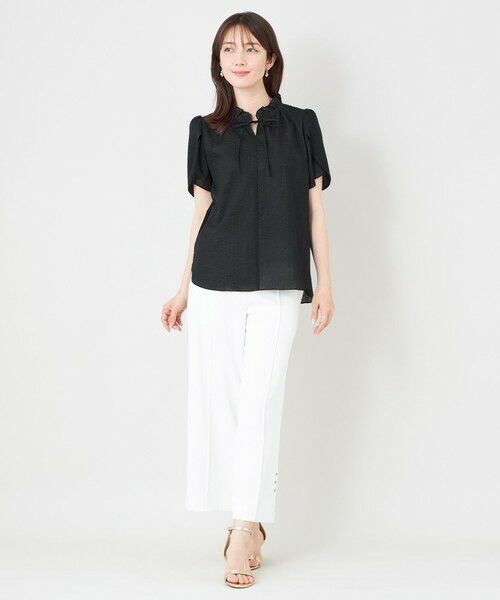TO BE CHIC (大きいサイズ) / トゥー ビー シック (オオキイサイズ) その他トップス | 【L】ウェーブローン フリルブラウス | 詳細1