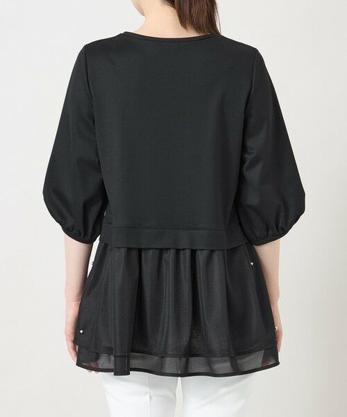 TO BE CHIC (大きいサイズ) / トゥー ビー シック (オオキイサイズ) その他トップス | 【L】シアーアクセント パールビジューチュニック | 詳細5