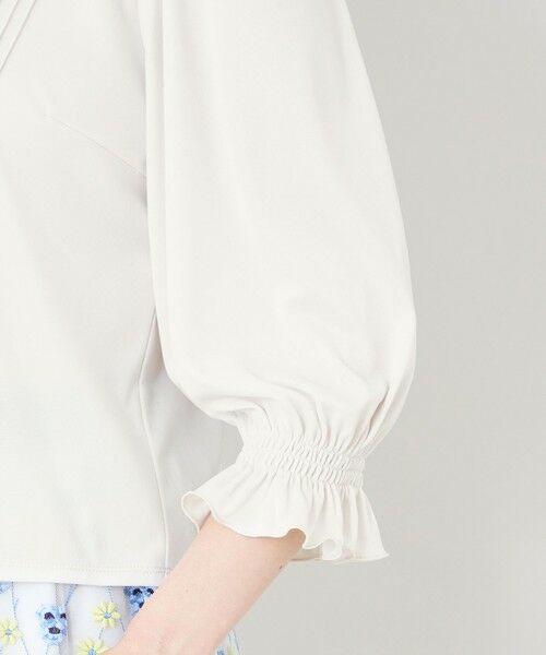 TO BE CHIC (大きいサイズ) / トゥー ビー シック (オオキイサイズ) その他トップス | 【L】スムースフリル刺しゅう カットソー | 詳細7