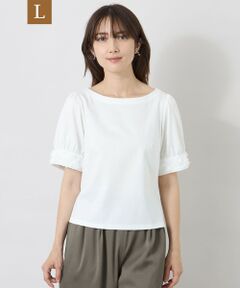 TO BE CHIC (大きいサイズ) / トゥー ビー シック (オオキイサイズ) その他トップス | 【L】フラワーチュール ドッキングカットソー