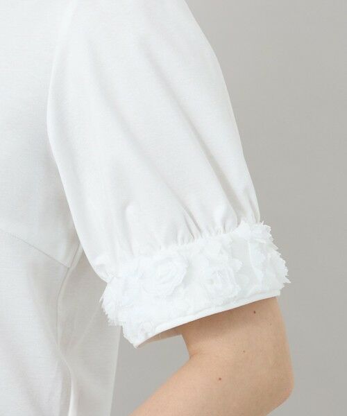 TO BE CHIC (大きいサイズ) / トゥー ビー シック (オオキイサイズ) その他トップス | 【L】フラワーチュール ドッキングカットソー | 詳細7