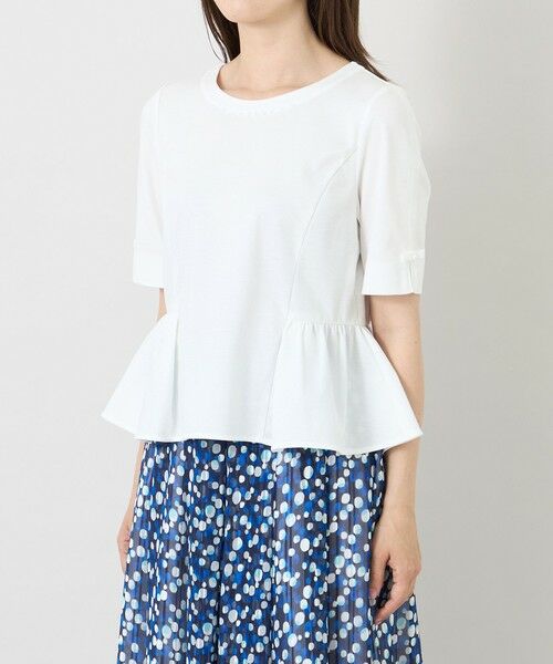TO BE CHIC (大きいサイズ) / トゥー ビー シック (オオキイサイズ) その他トップス | 【L】ルミエール ビジューネックペプラムトップス | 詳細6
