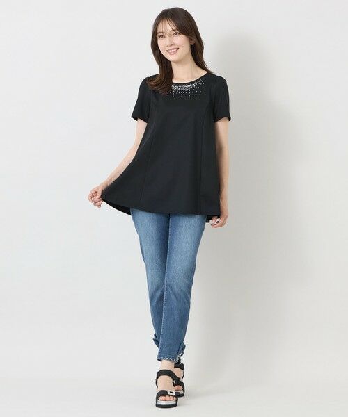 TO BE CHIC (大きいサイズ) / トゥー ビー シック (オオキイサイズ) その他トップス | 【L】ルミエール ホットフィットチュニック | 詳細1