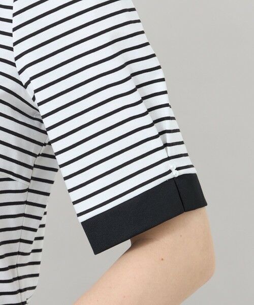 TO BE CHIC (大きいサイズ) / トゥー ビー シック (オオキイサイズ) その他トップス | 【L】デザインネック ボーダーカットソー | 詳細6