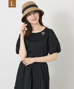 TO BE CHIC (大きいサイズ) / トゥー ビー シック (オオキイサイズ) その他トップス | 【L】ハイゲージポンチ レーススリーブトップス