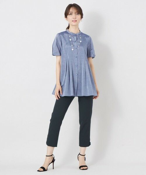 TO BE CHIC (大きいサイズ) / トゥー ビー シック (オオキイサイズ) その他トップス | 【L】エアリーローンチュニックブラウス | 詳細3