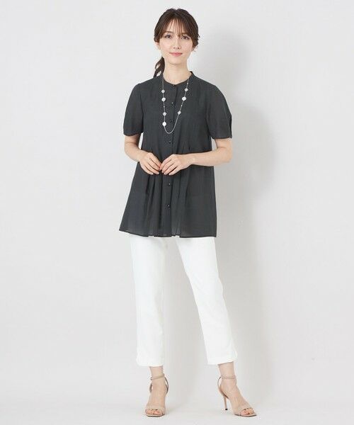 TO BE CHIC (大きいサイズ) / トゥー ビー シック (オオキイサイズ) その他トップス | 【L】エアリーローンチュニックブラウス | 詳細1