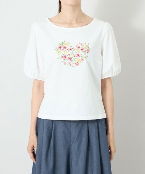 TO BE CHIC (大きいサイズ) / トゥー ビー シック (オオキイサイズ) その他トップス | 【L】ブロッサムハートグラフィック プルオーバー | 詳細3