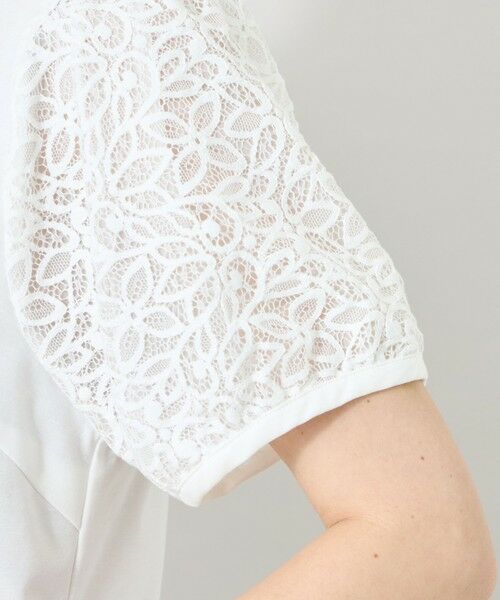 TO BE CHIC (大きいサイズ) / トゥー ビー シック (オオキイサイズ) その他トップス | 【L】ラッセルレースコンビ カットソー | 詳細6