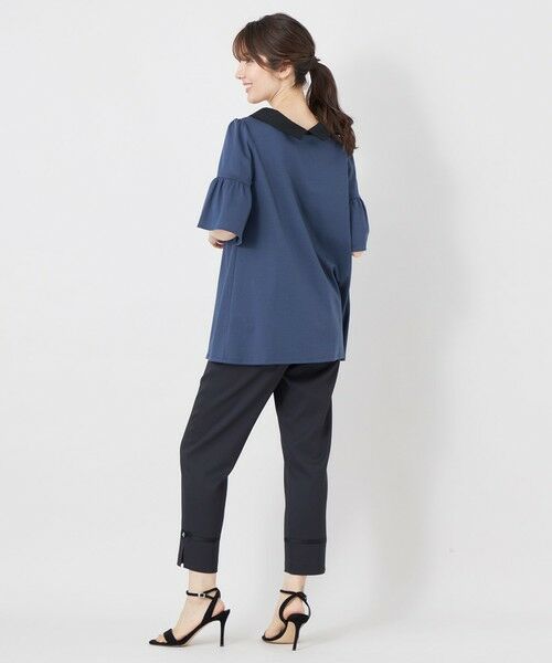 TO BE CHIC (大きいサイズ) / トゥー ビー シック (オオキイサイズ) その他トップス | 【L】ハイゲージコットン デザインネックチュニック | 詳細3