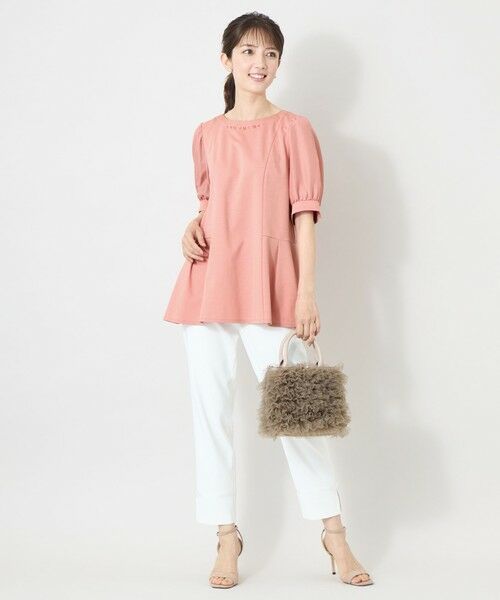 TO BE CHIC (大きいサイズ) / トゥー ビー シック (オオキイサイズ) その他トップス | 【L】フロントビジュー カットソーチュニック | 詳細3