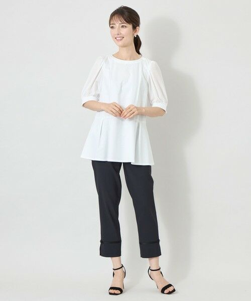 TO BE CHIC (大きいサイズ) / トゥー ビー シック (オオキイサイズ) その他トップス | 【L】フロントビジュー カットソーチュニック | 詳細1