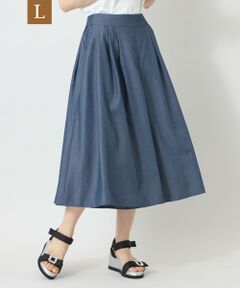 TO BE CHIC (大きいサイズ) / トゥー ビー シック (オオキイサイズ) その他パンツ | 【L】ドレープツイル スカウチョパンツ