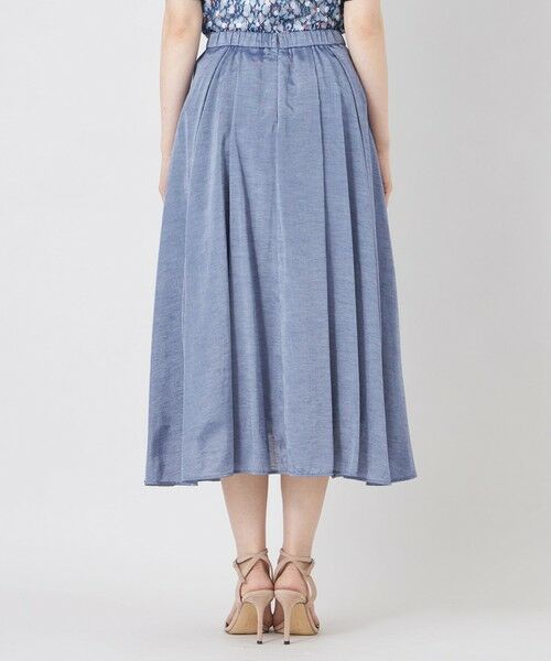 TO BE CHIC (大きいサイズ) / トゥー ビー シック (オオキイサイズ) ロング・マキシ丈スカート | 【L】エアリーローンタックスカート | 詳細6
