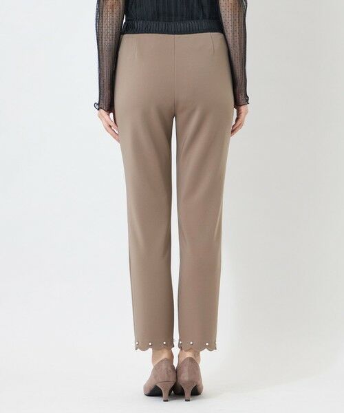 TO BE CHIC (大きいサイズ) / トゥー ビー シック (オオキイサイズ) その他パンツ | 【L】マットダンボール スカラップスリムパンツ | 詳細7