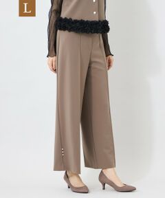 TO BE CHIC (大きいサイズ) / トゥー ビー シック (オオキイサイズ) その他パンツ | 【L】マットダンボール ワイドパンツ