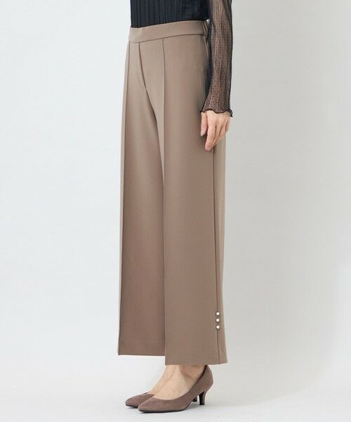 TO BE CHIC (大きいサイズ) / トゥー ビー シック (オオキイサイズ) その他パンツ | 【L】マットダンボール ワイドパンツ | 詳細5