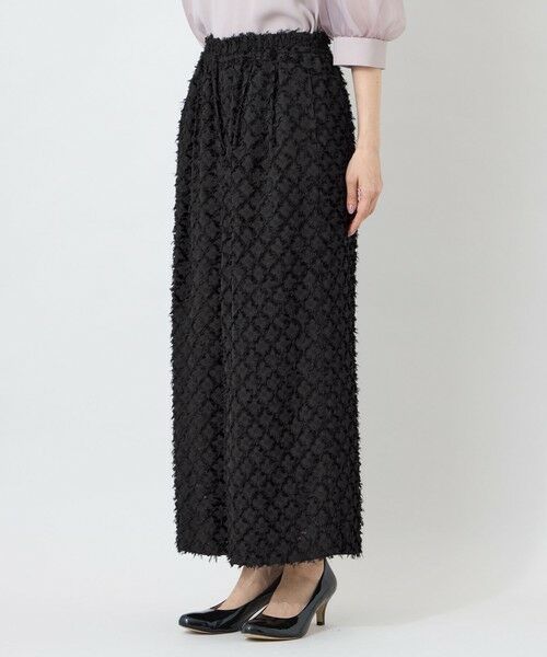 TO BE CHIC (大きいサイズ) / トゥー ビー シック (オオキイサイズ) その他パンツ | 【L】シアーフラワージャカード ワイドパンツ | 詳細3