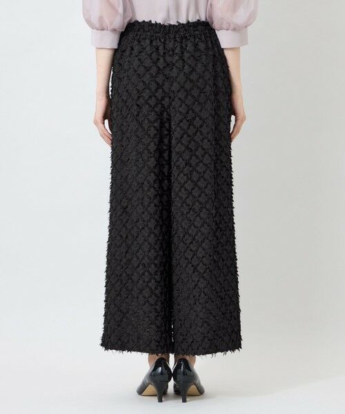 TO BE CHIC (大きいサイズ) / トゥー ビー シック (オオキイサイズ) その他パンツ | 【L】シアーフラワージャカード ワイドパンツ | 詳細4